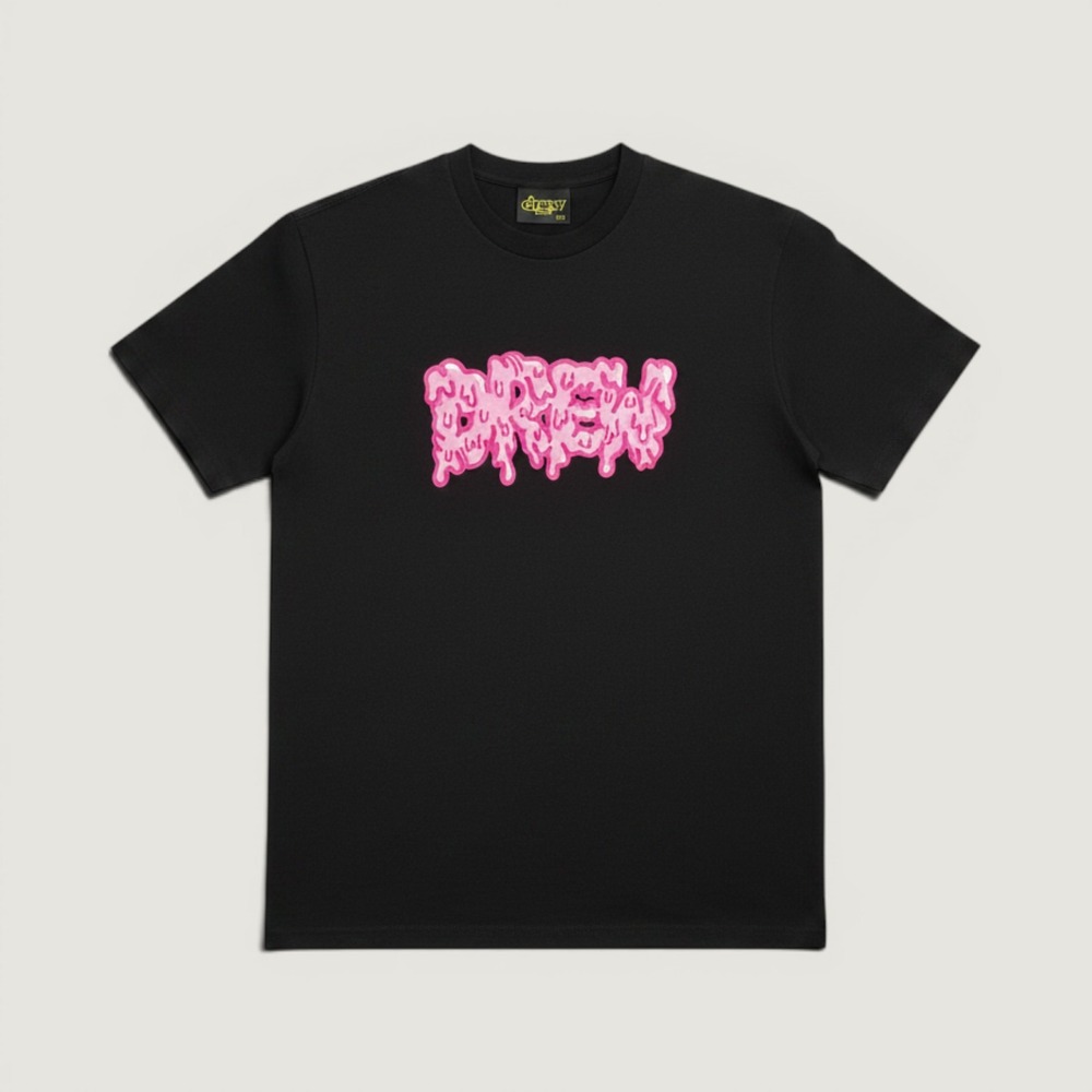 Drew House T-Shirt Secret SS Tee Slime Logo Black XS